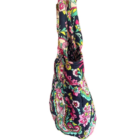 Vera Bradley Petal Paisley Mini Tote Navy - Picture 3 of 8